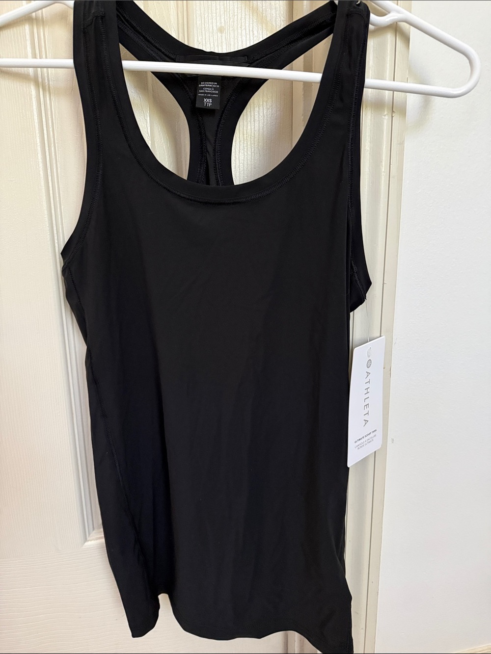Athleta Black Racerback Training Tank